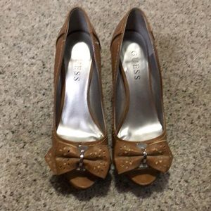 Guess brown high heels